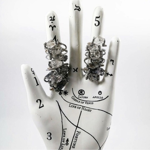 Custom Herkimer Diamond Ring Post - Picture 10 of 10